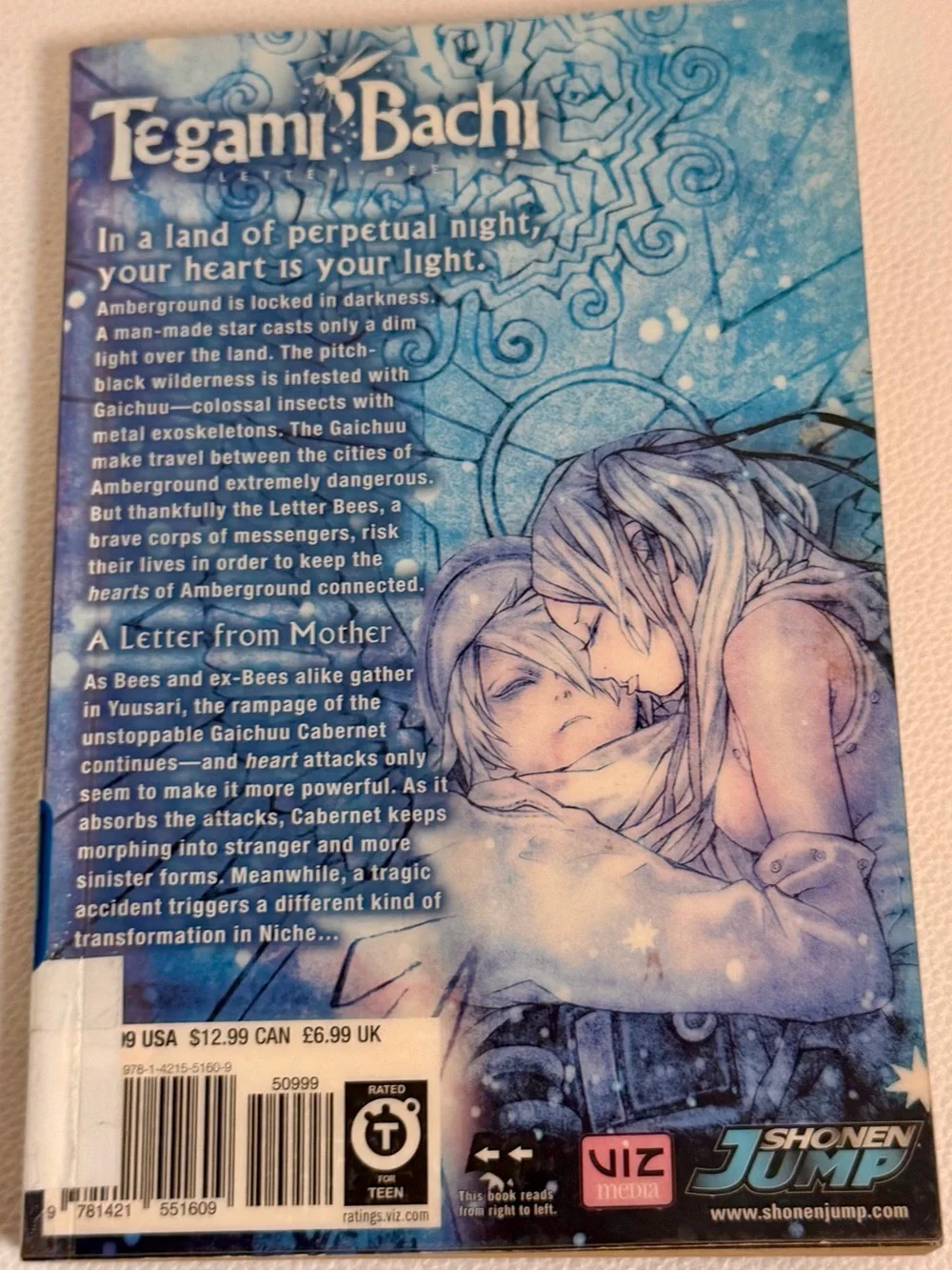 Rare Tegami Bachi Letter Bee Vol 14 English Manga Viz Hiroyuki Asada Ex Library